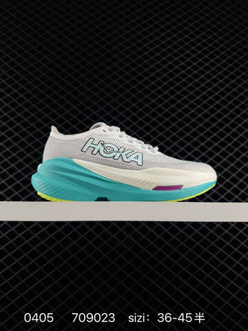 HOKA Mach X Grey White Neon Yellow Teal Orange EU 36-45 Running Shoe Running Sneakers - Unisex (BS-86265)