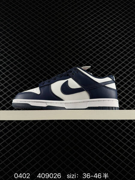 Nike Dunk Low white navy blue EU 36-46 skate