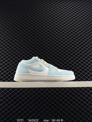 Jordan Air Jordan 1 Low Light Blue White Cream EU 36-45 Sneaker - Unisex (BS-81031)