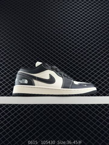Jordan Air Jordan 1 Low Black Cream Light Grey EU 36-45 Sneaker - Unisex (BS-81205)