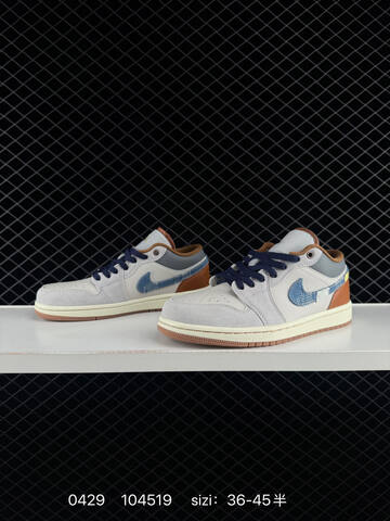 Air Jordan 1 Low AIR JORDAN 1 104519 36-46 FZ5042 041 95 Lifestyle - Unisex (BS-79376)
