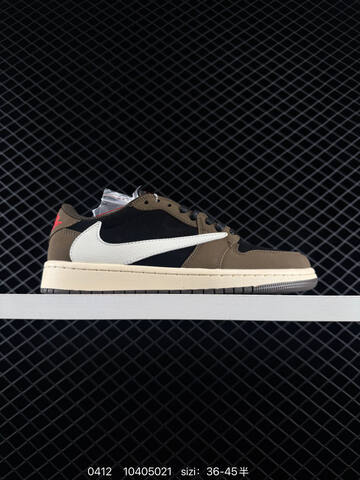 Jordan Travis Scott x Air Jordan 1 Low OG Canary Yellow Blue White Grey Gum EU 36-45 Sneaker - Unisex (BS-79495)