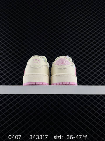 Jordan Travis Scott x Air Jordan 1 Low OG Cream White Light Pink Pale Green EU 36-47 Sneaker - Unisex (BS-79536)