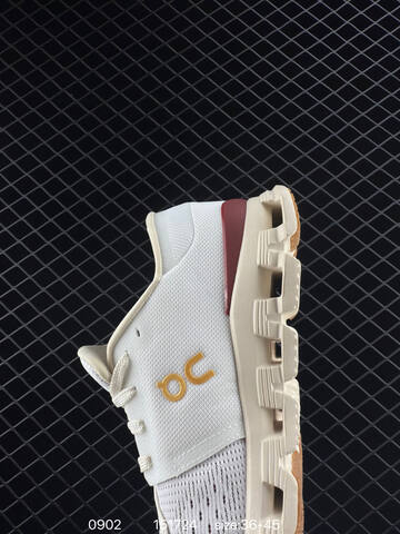 On Cloudsurfer 4 White Cream Gold Burgundy EU 36-45 Running Shoe Running Sneakers - Unisex (BS-85505)