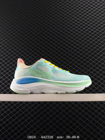 HOKA ONE ONE Clifton 10 Grey Blue White Green EU 36-46 Running Shoe Running Sneakers - Unisex (BS-86472)