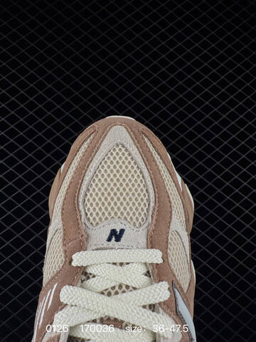 New Balance 9060 Brown Beige Cream White EU 36-47 5 Sneaker - Unisex (BS-82357)