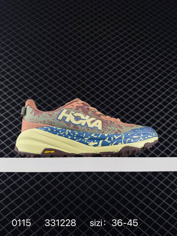 HOKA ONE ONE Mafate Speed 6 Orange Red Yellow Pink Dark Gray EU 36-45 Trail Shoe Trail Running Sneakers - Unisex (BS-86319)