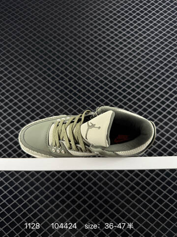 Jordan Air Jordan 3 Olive Green Sail Black Gum EU 36-47 Basketball Shoe - Unisex (BS-80163)