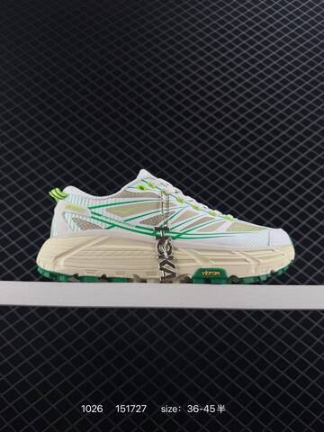 HOKA ONE ONE TOR SUMMIT 36 White Beige Neon Green EU 36-45 Running Shoe Running Sneakers - Unisex (BS-86408)