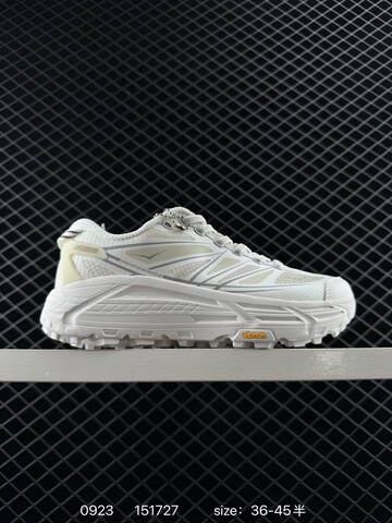HOKA ONE ONE Mafate Speed 2 White Light Yellow Olive Green EU 36-45 Trail Shoe Trail Running Sneakers - Unisex (BS-86435)