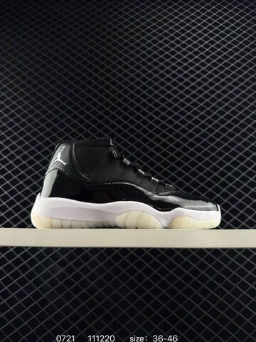 Jordan Air Jordan 11 Low 72-10 Black White EU 36-46 Basketball Shoe - Unisex (BS-81033)