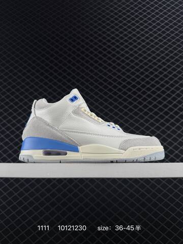 Jordan Air Jordan 3 Retro Fragment Black White EU 36-45 Basketball Shoe - Unisex (BS-80303)