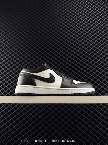 Jordan Air Jordan 1 Low Black White Purple EU 36-46 Sneaker - Unisex (BS-81003)