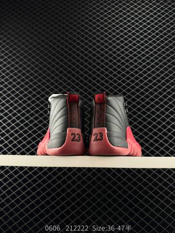 Jordan Air Jordan 12 Retro Flu Game Black Red EU 36-47 Basketball Shoe - Unisex (BS-81256)