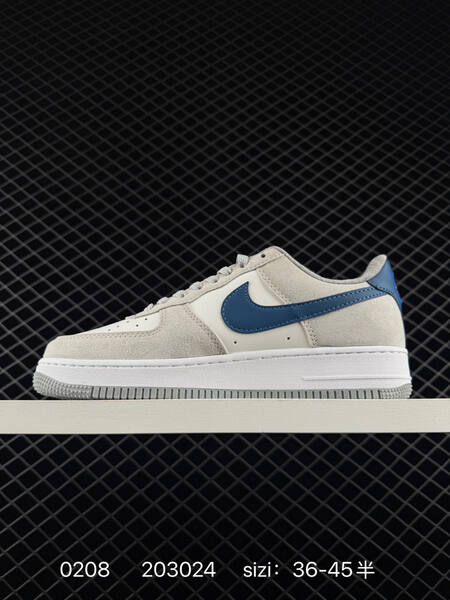 Nike Air Force 1 Low Light grey white blue EU 36-45 5 lifestyle