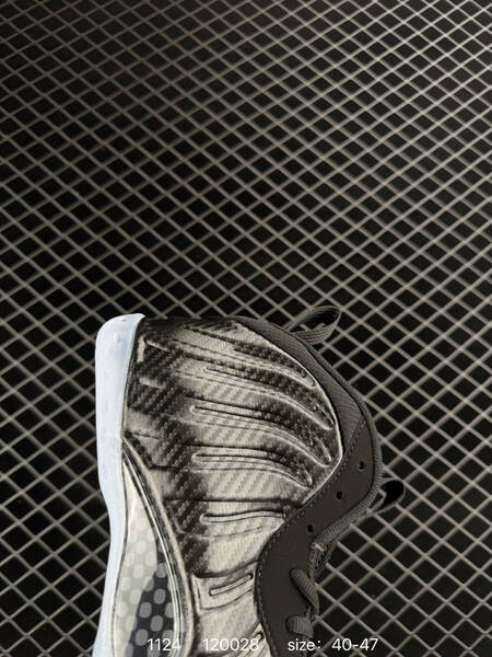Nike Air Foamposite One QS Black Carbon Fiber with icy blue sole EU 40-47 basketball lifestyle