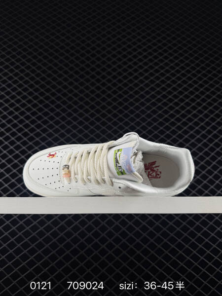 Nike Air Force 1 07 LV8 IQ1143-100 White Cream with multicolor embroidered details EU 36-45 lifestyle