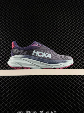 HOKA ONE ONE Challenger ATR 7 Navy Blue Grey Mint Green EU 36-47 Trail Shoe Trail Running Sneakers - Unisex (BS-86241)