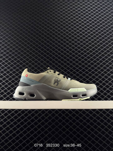 On Cloudpulse Grey Dark Purple Pale Yellow EU 36-45 Training Shoe Training Sneakers - Unisex (BS-85529)