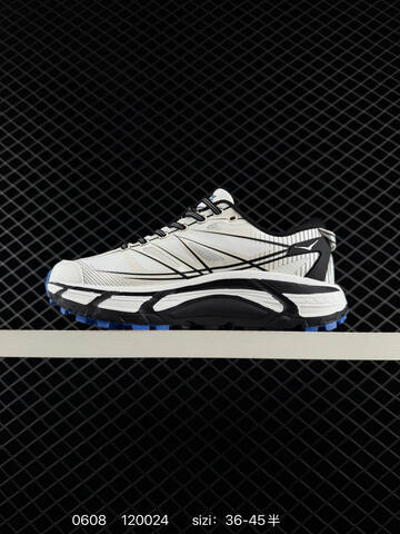 HOKA ONE ONE Mafate Speed 2 Low White Black Blue Yellow EU 36-45 Trail Shoe Trail Running Sneakers - Unisex (BS-86210)