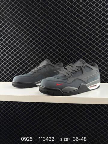 Jordan Air Jordan 4 RM Nigel Sylvester Anthracite Dark Grey Black White Red EU 36-48 Sneaker - Unisex (BS-80640)