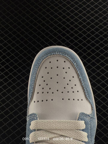 Jordan Air Jordan 1 Low HQ2001-400 White Light Blue Pink EU 36-46 Sneaker - Unisex (BS-80736)