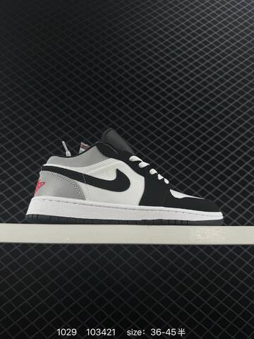 Jordan Air Jordan 1 Low White Black Red Blue EU 36-45 Basketball Shoe - Unisex (BS-80401)