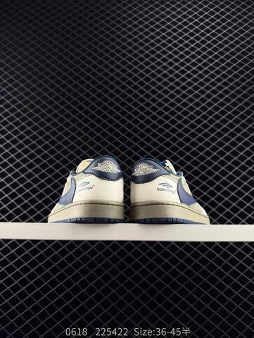Jordan Air Jordan 1 Low Travis Scott Reverse Mocha White Grey Navy Beige EU 36-45 Sneaker - Unisex (BS-81187)