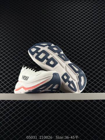 HOKA ONE ONE Clifton 9 White Black Navy EU 36-45 Running Shoe Running Sneakers - Unisex (BS-86632)