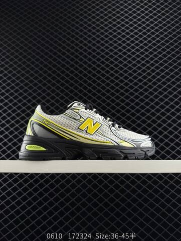 New Balance 740 White Black Yellow Beige EU 36-45 Sneaker - Unisex (BS-83324)