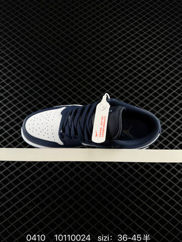 Jordan Air Jordan 1 Low White Navy Blue Light Blue EU 36-45 Sneaker - Unisex (BS-79517)