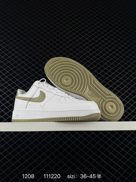 Nike Air Force 1 07 LX White with light green swoosh EU 36-45 5 lifestyle