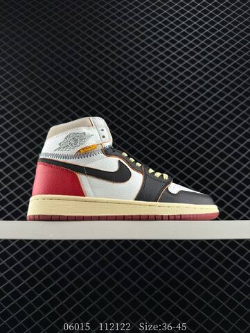 Jordan Union x Air Jordan 1 Retro High PK NRG Blue White Red Yellow Black EU 36-45 Sneaker - Unisex (BS-81204)
