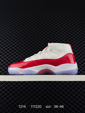 Jordan Air Jordan 11 Retro White Red Ice Blue EU 36-46 Basketball Shoe - Unisex (BS-80059)