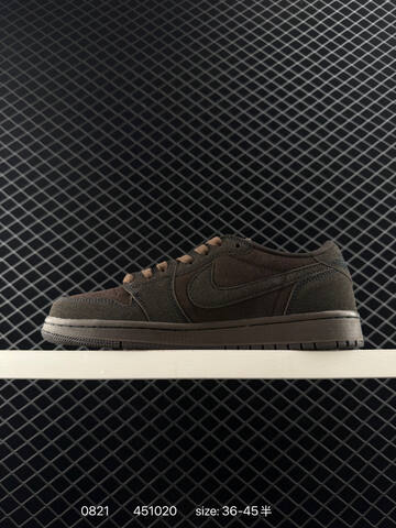 Jordan Air Jordan 1 Low Travis Scott Reverse Mocha DM7866 162 Dark Brown Black Light Brown EU 36-45 Sneaker - Unisex (BS-80863)