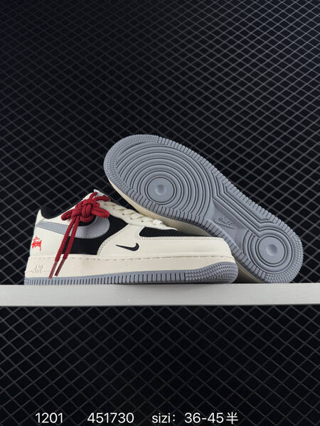 Nike Air Force 1 07 Sail Gray Black Red EU 36-45 5 lifestyle