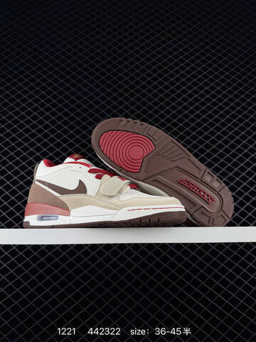 Jordan Air Jordan Legacy 312 White Beige Brown Red EU 36-45 Basketball Shoe - Unisex (BS-80012)