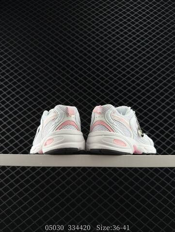 New Balance 530 White Light Pink Black EU 36-41 Running Shoe - Unisex (BS-83380)