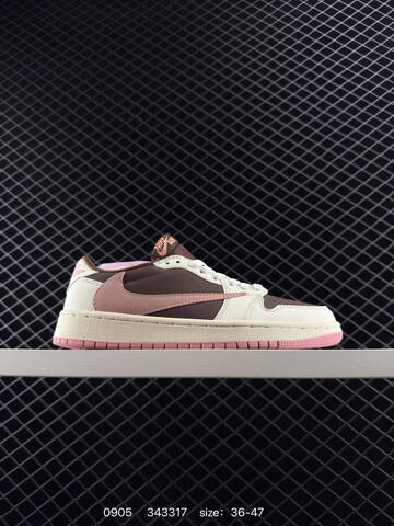 Jordan Air Jordan 1 Low Black Beige Red White EU 36-46 Sneaker - Unisex (BS-80762)