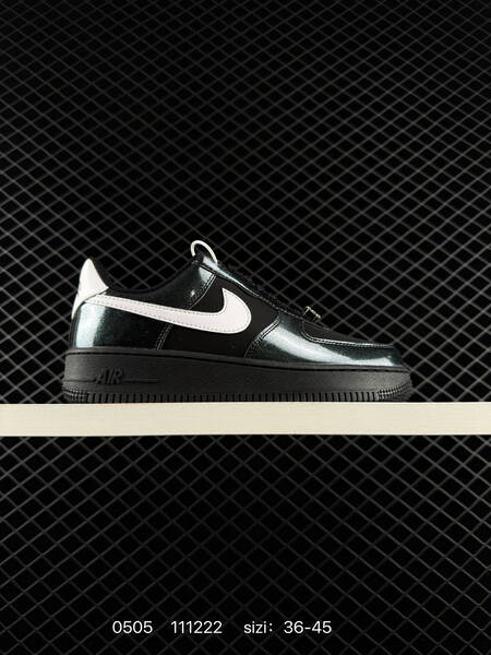 Nike Air Force 1 '07 black/grey EU 36-45 lifestyle