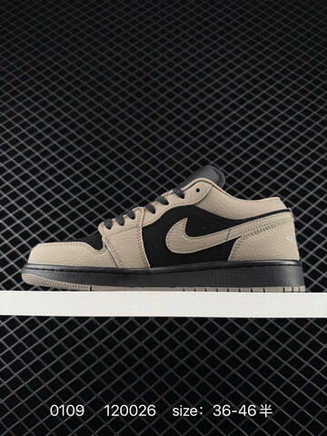 Jordan Air Jordan 1 Low IB7109 Black Khaki EU 36-46 Sneaker - Unisex (BS-79866)
