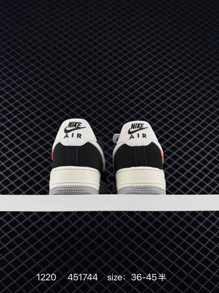 Nike Air Force 1 Low Black White Sail EU 36-45 5 lifestyle