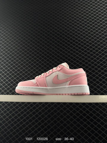 Jordan Air Jordan 1 Low White Light Pink EU 36-40 Sneaker - Unisex (BS-80591)