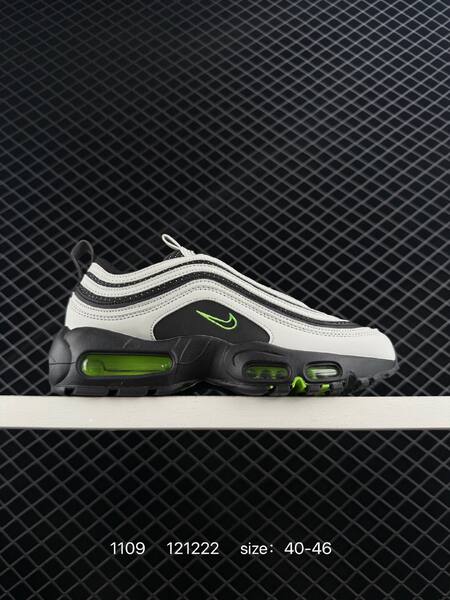 Nike Air Max 97 black white neon green EU 40-46 lifestyle