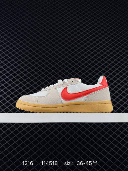 Nike Field General white gray with red swoosh and gum sole 36-45 5 casual lifestyle