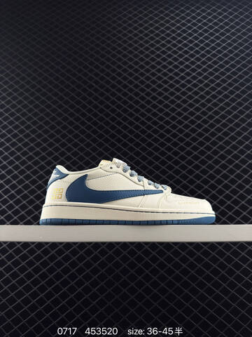 Jordan Air Jordan 1 Low Off White Navy Blue EU 36-45 Sneaker - Unisex (BS-81053)