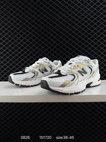 New Balance 530 white gold black EU 36-45 sneaker