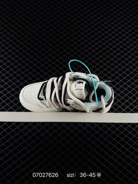 Nike Dunk Low white black gray with monogram accents 36-45 skate lifestyle