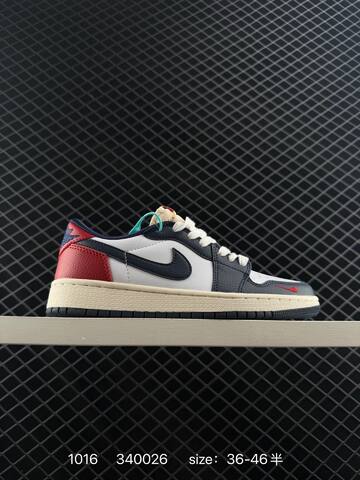 Jordan Air Jordan 1 Low White Navy Red Sail EU 36-46 Sneaker - Unisex (BS-80503)