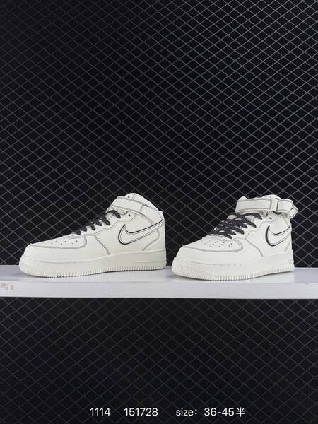Nike Air Force 1 07 Mid Sail Black EU 36-45 lifestyle